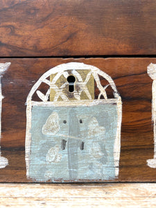 An Antique Painted Georgian Country House Box