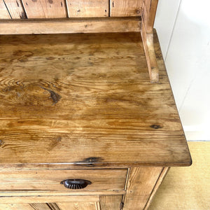 A Large Rustic Charming Pine Welsh Dresser or Cupboard