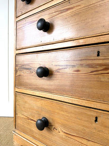 An Early 19th Century English Pine Chest of Drawers or Dresser