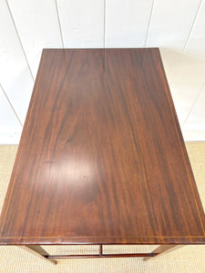An English Country Mahogany Console Table