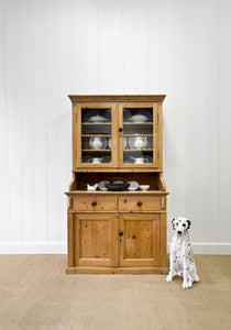 A 19th Century Pine Bookcase Cabinet or Hutch