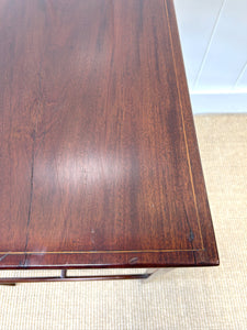 An English Country Mahogany Console Table