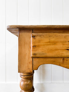An Antique English 5ft Dining Server or Console Table