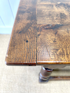 Antique English Country 6ft Refectory Style Oak Table