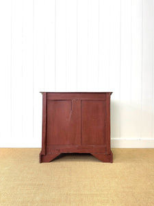 An Ebonized Antique English Chest of Drawers/Dresser