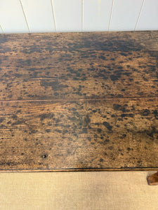An 18th Century French Country Nearly 6ft Pine Refectory Farmhouse Table