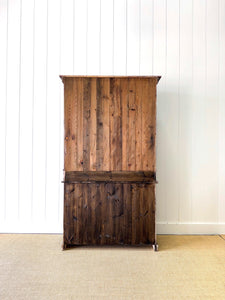 A 19th Century English Pine Bookcase in Eggplant Purple