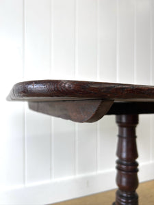 An English Oak Tripod Table