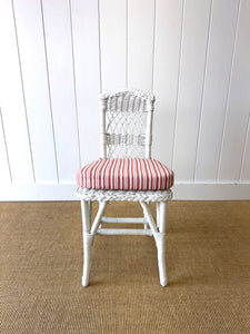 An Antique Wicker Side Chair
