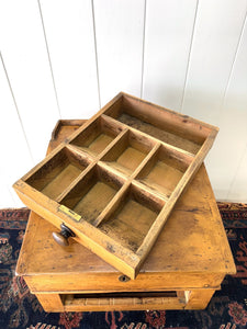 An English Pine Mobile Desk c1890