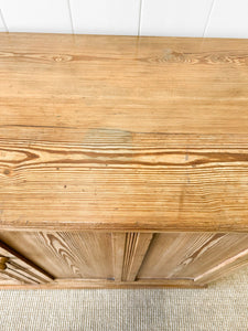 An Antique English Pine Pantry Cupboard
