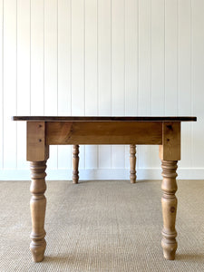 An English Country Pine 6ft Dining Table