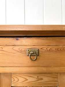A Charming Pair of Pine Nightstands