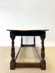 Antique English Country 6ft Refectory Style Oak Table