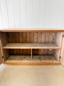 An Antique English Pine Pantry Cupboard