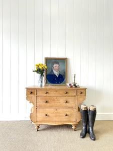 An Antique Swedish Pine Chest of Drawers/Dresser c1890