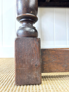 Antique English Country 6ft Refectory Style Oak Table