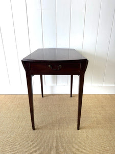 An English Country Mahogany Pembroke Drop Leaf Table