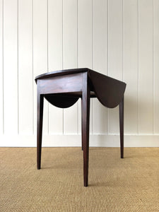 An English Country Mahogany Pembroke Drop Leaf Table