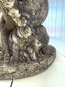 Antique English Garden Sculpture of Old Man River