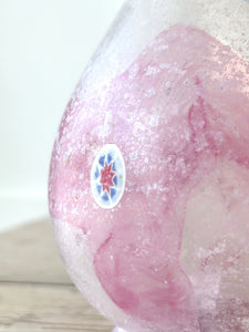 Vintage Murano Scavo Vase/Bottle with Stopper