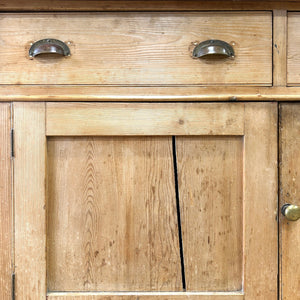 A 19th Century Pine Welsh Kitchen Dresser or Hutch