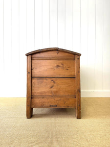 An Swedish Pine Domed Top Blanket Box or Toy Box Early 19th Century