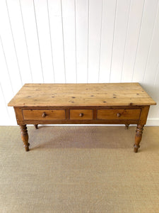 An Antique English 6ft Dining Server or Console Table