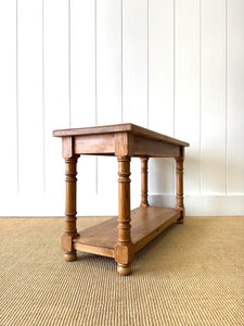 An English Pine Bench