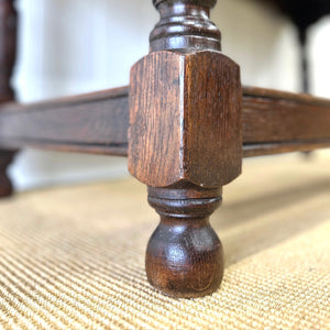 An Antique English Country 5.5 ft Narrow Kitchen Dining Table or Sideboard