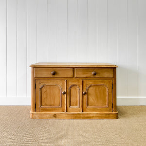 An Antique English Pine Sideboard c1890