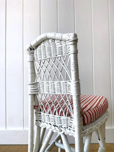 An Antique Wicker Side Chair