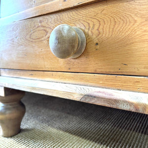 A Large Antique English Bank of Drawers Sideboard or Server c1890