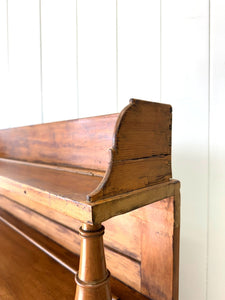 A 19th Century English Pine Bookcase Cabinet or Hutch