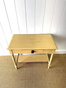 An English Country Pine Console Table or Desk c1860