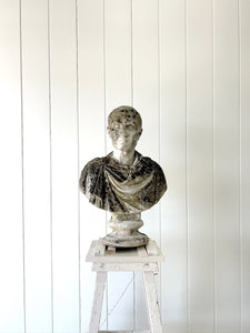A Stately English Garden Bust of Caesar