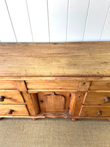 An English Country Pine Buffet or Sideboard