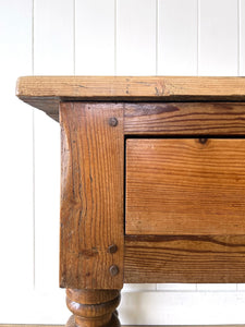 An Antique English 6ft Dining Server or Console Table