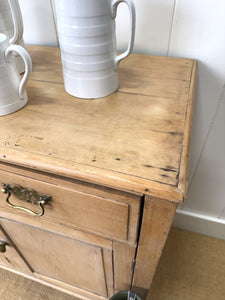 A Handsome Antique English Pine Sideboard c1890