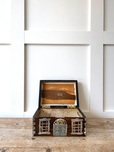 An Antique Painted Georgian Country House Box