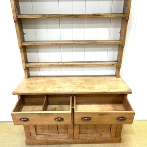 A 19th Century Pine Welsh Kitchen Dresser or Hutch