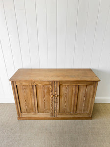 An Antique English Pine Pantry Cupboard