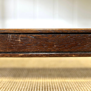 An Antique English Country 5.5 ft Narrow Kitchen Dining Table or Sideboard