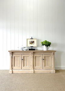 An Antique English Oak Sideboard