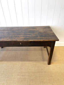 An 18th Century French Country Nearly 6ft Pine Refectory Farmhouse Table