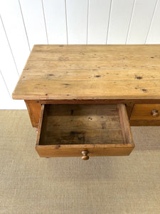 An Antique English 6ft Dining Server or Console Table