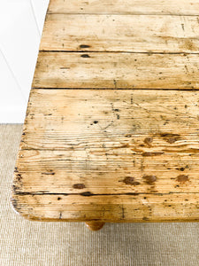 An Antique English 5ft Dining Server or Console Table