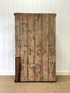 A 19th Century English Pine Bookcase Cupboard or Hutch