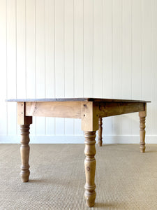 An English Country Pine 6ft Dining Table