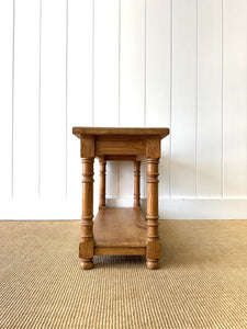 An English Pine Bench